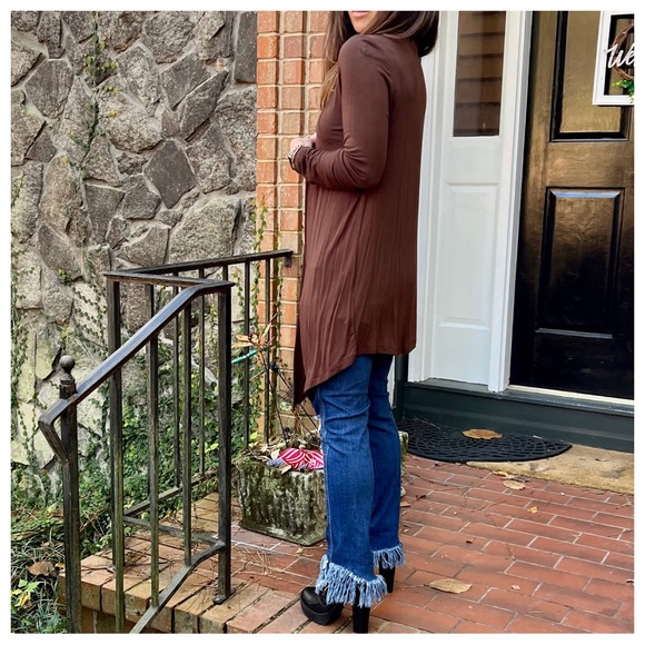 #21 CHIC SOFT OPEN DRAPED CARDIGAN - Picture 3 of 5